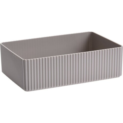 Stripe kozmetikai szervező barna, 21 x 6 x 14 cm