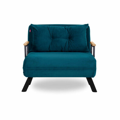 Fotoliu Sando Single Petrol Green
