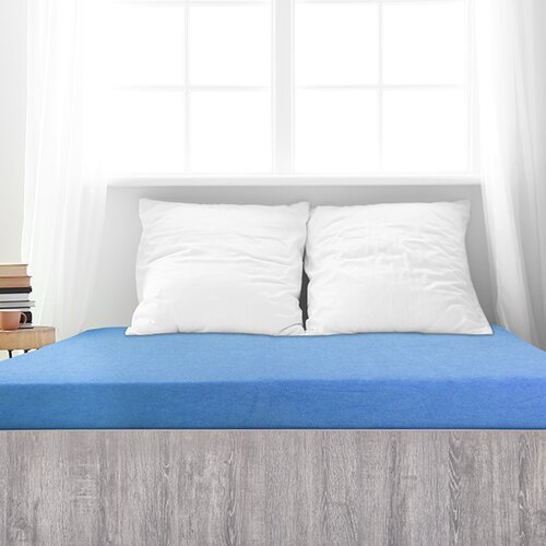 Cearșaf de pat 4Home din frotir Ideal albastru cer, 200 x 200 cm