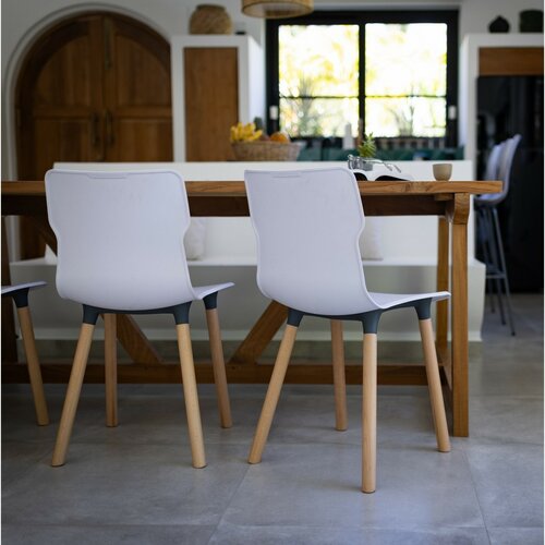 Židle Duo wood Carrara 50,3 x 46,3 x 80,9 cm