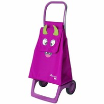 Rolser Detská nákupná taška na kolieskach Monster MF Joy-1700, ružová