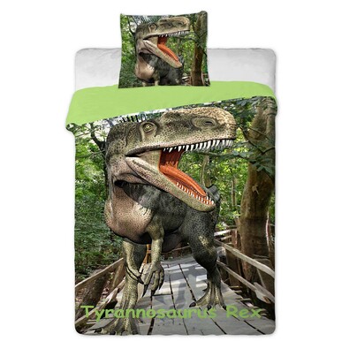 Bavlnené obliečky Dinosaur, 140 x 200 cm, 70 x 90 cm