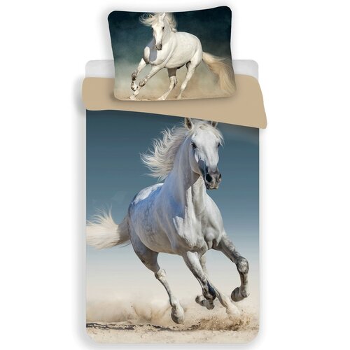 Baumwollbettwäsche Horse 03, 140 x 200 cm, 70 x 90 cm