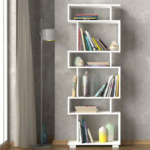 Bloc de bibliotecă alb