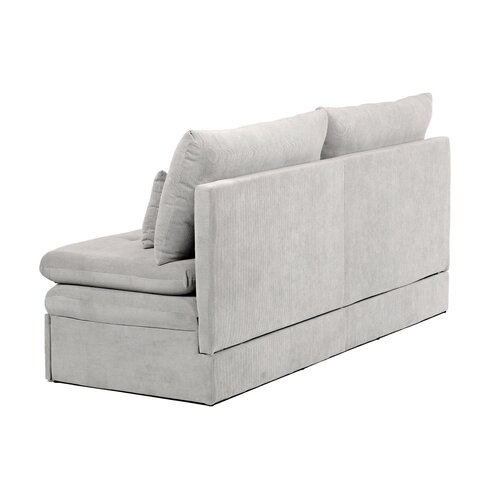 Rozkładana sofa trzyosobowa ASB-4740 BGE2,manżestrowa, beżowa