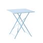 Aldotrade Klappbare Gartenmöbel Bety Blau, Tisch und 2 Stühle Set
