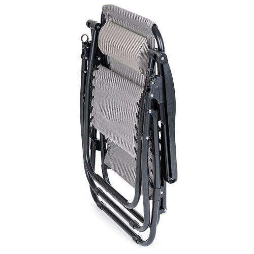 4Home Garten-Positionssessel Relax, Grau