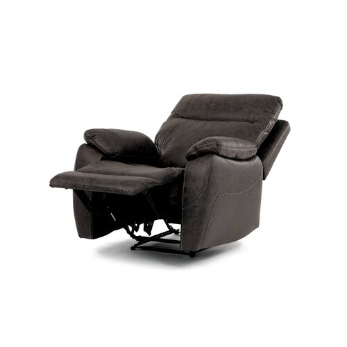 Polohovacie kreslo 4092 COF3, vintage, tmavohnedá