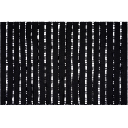Dywan pikowany czarny, 120 x 180 cm
