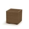 MADERA SQUARE ECO WOOD virágtartó 38,5 cm, barna