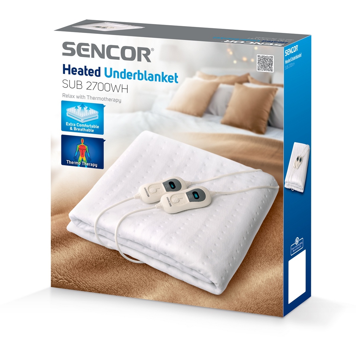 Sencor SUB 2700WH elektrická vyhřívací deka - thumb (5)