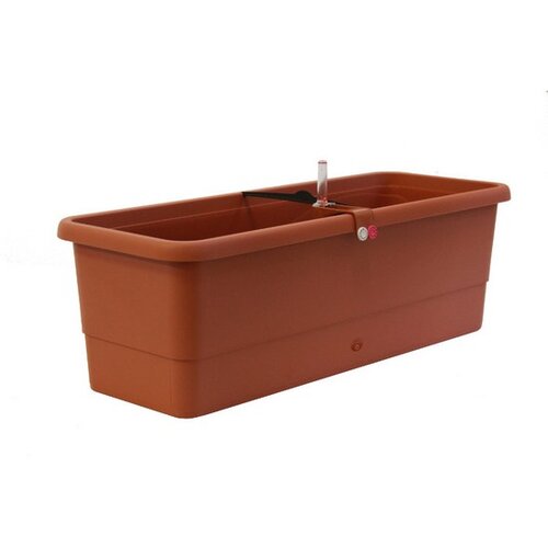 pflanztopf terracotta 20 cm NEU !! 2 er Set Pflanzschalen  28 cm +  20 cm aus Terracotta mit sch  La  Casa