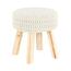 Hocker Naida, Beige