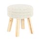 Hocker Naida, Beige