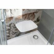 POLYSAN CW1110W Saap sklopné sedátko do sprchového kúta 35 x 32,8 cm, biela