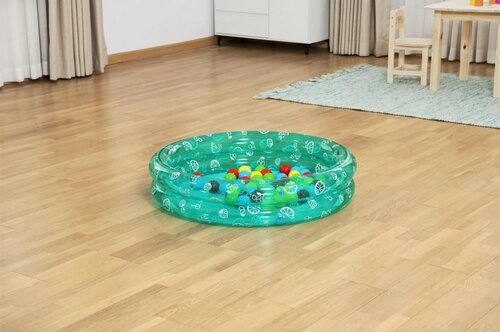 Bestway 51141A Felfújható medence labdákkal (50db), átmérő 91 cm