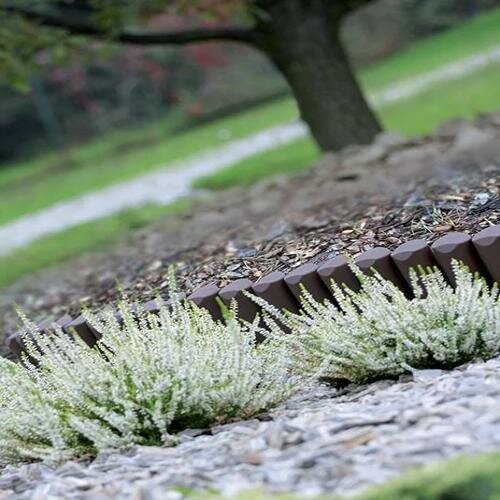 Zahradní palisáda tmavě hnědá, 250 cm