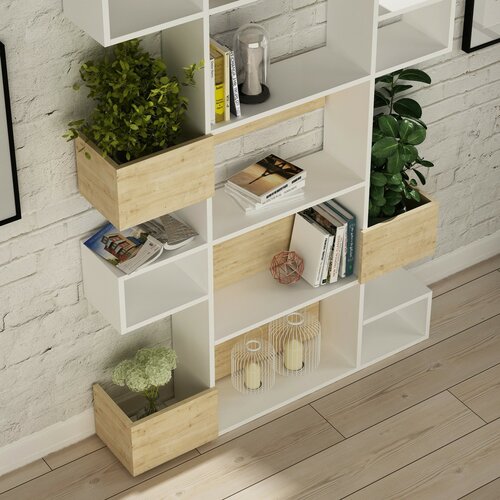 Knihovna Niho White and Oak