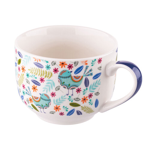 Altom Porzellanbecher Jumbo Folk,500 ml