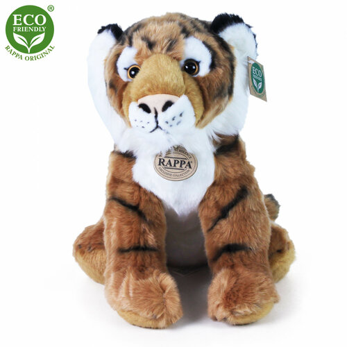 ECO-FRIENDLY plüss ülő tigris, 30 cm