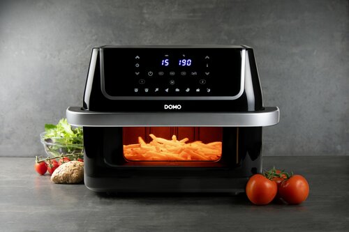 DOMO DO544FR horkovzdušná rodinná fritéza s průzorem, 10 l