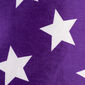 Vankúšik mikroplyš Stars fialová, 40 x 40 cm