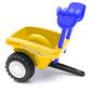 Tractor pentru copii Baby Mix cu remorcă și unelte New Holland, galben