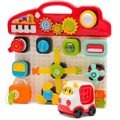 Tablă de joc muzicală interactivă Baby Mix, 35 x33 x 5,5 cm
