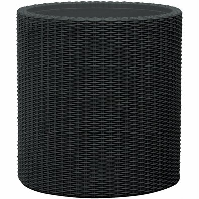 Kvetináč Keter Cylinder M 18 l, antracitová