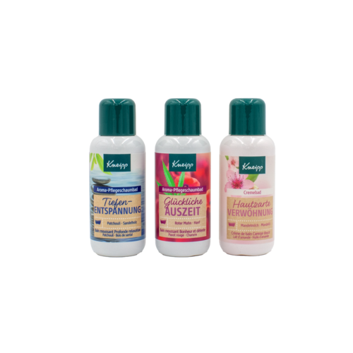 Kneipp Darčeková súprava pien do kúpeľa Šťastné kúpanie, 3 x 100 ml