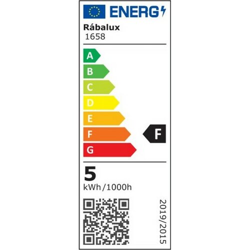 Rabalux Dekoratívna LED filament žiarovka , jantárová, E27, G95, 5,4 W, 510lm