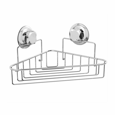 Compactor Eckregal für Badezimmer ohne Bohren Bestlock System, Chrom