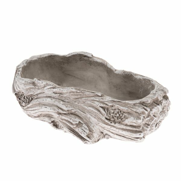 Doniczka betonowa Pień, 20 x 6 x 10,5 cm
