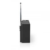 Nedis Rádiopřijímač DAB+/FM, 3,6 W, černá