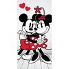 Jerry Fabrics Mickey és Minnie in love 02 törölköző, 70 x 140 cm