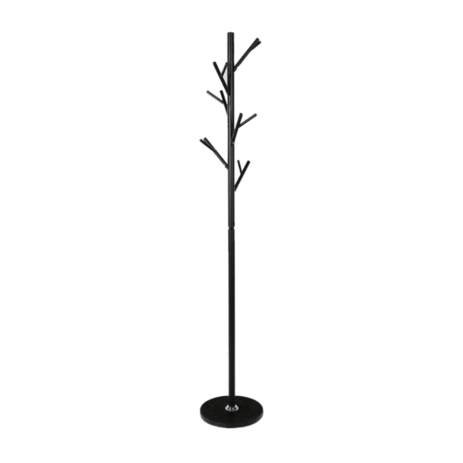 Kovový vešiak Efran, čierna, 173 cm