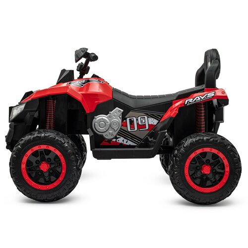 Baby Mix Detská elektrická štvorkolka Rave 4 x 4,červená