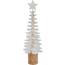 Świąteczna drewniana dekoracja Snowflake tree, 25 cm