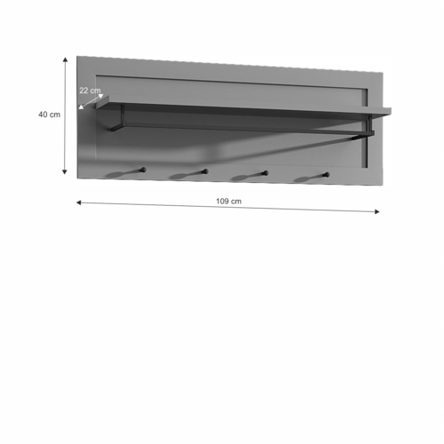 Cuier PROVANCE WP, gri