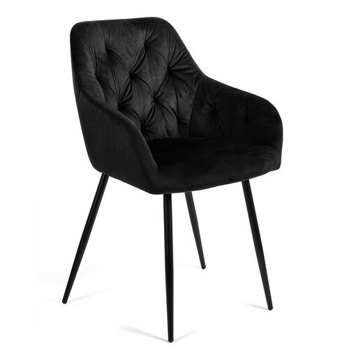 Jídelní židle BOUDOIR černá, 2 ks