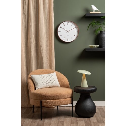 Karlsson 6014WH дизайнерські настінні годинникибілі, діаметр  40 см