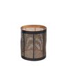 Suport de lumânări din metal În Decor Line negru, 10 x 10 x 12 cm