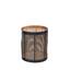 Suport de lumânări din metal În Decor Line negru, 10 x 10 x 12 cm