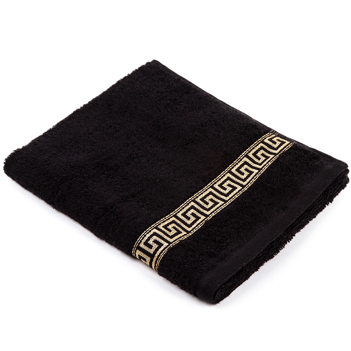 Ręcznik „Greek” czarny, 50 x 90 cm, 50 x 90 cm
