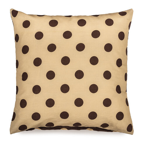 4Home Kopfkissenbezug Dot Schokolade , 40 x 40 cm, 2er-Set