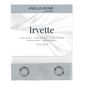 AmeliaHome Фіранка Irvette Eyelets срібний, 140 x 250 см