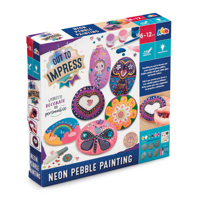 Addo Maľovanie kamienkov, neón