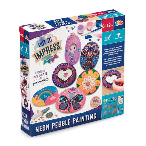 Addo Maľovanie kamienkov, neón