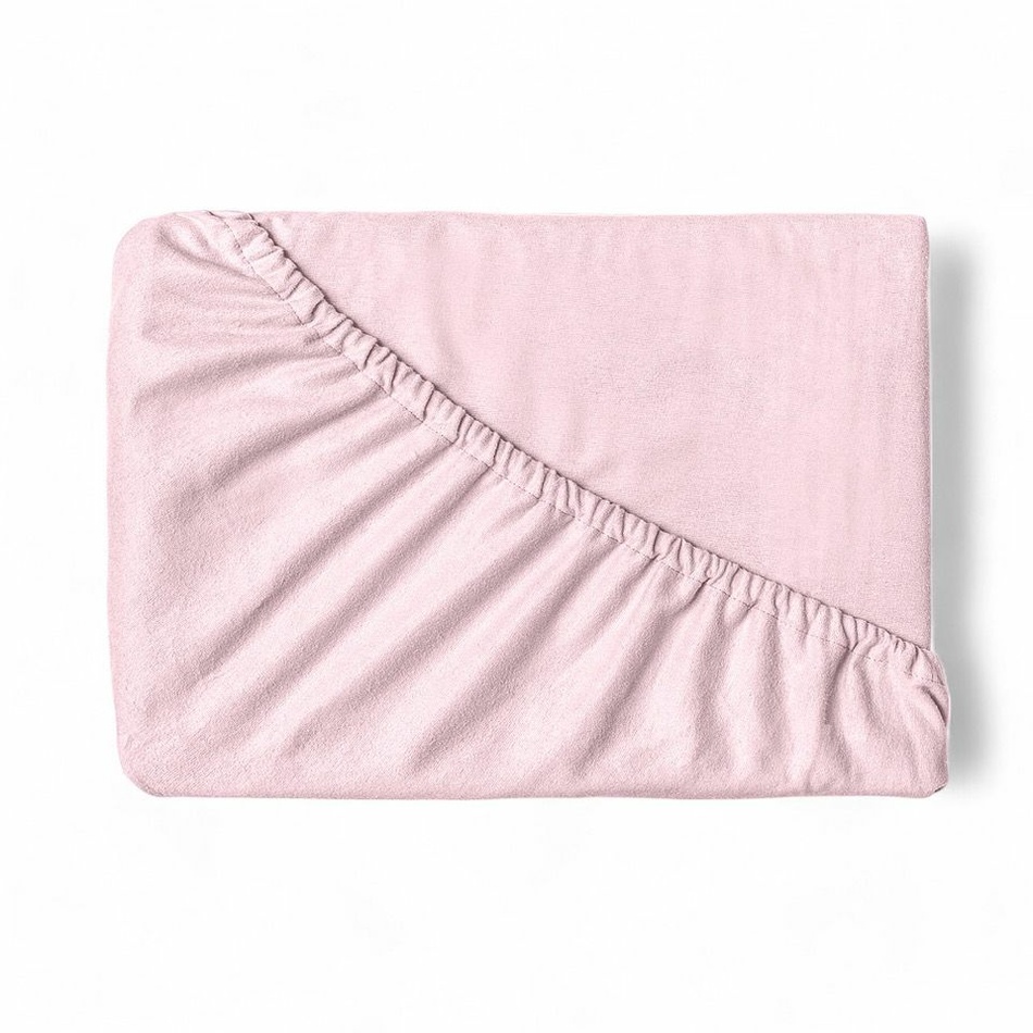 Kvalitex Flanel sztreccs lepedő világos rózsaszín,90 x 200 cm, világos rózsaszín, 90 x 200 cm