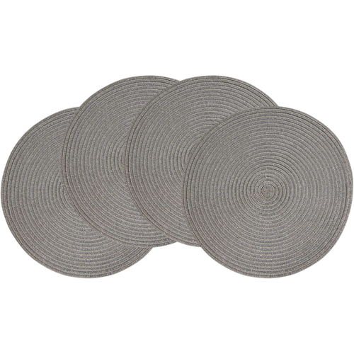 Altom Serving set Straw srebrna, premer 38 cm, set4 kos